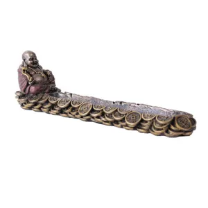 10.25" Lucky Buddha Stick Incense Burner