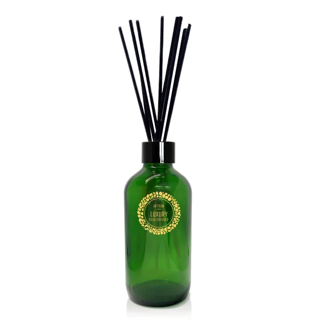 250ml Green Pharmacist Diffuser Bottle - Black Collar