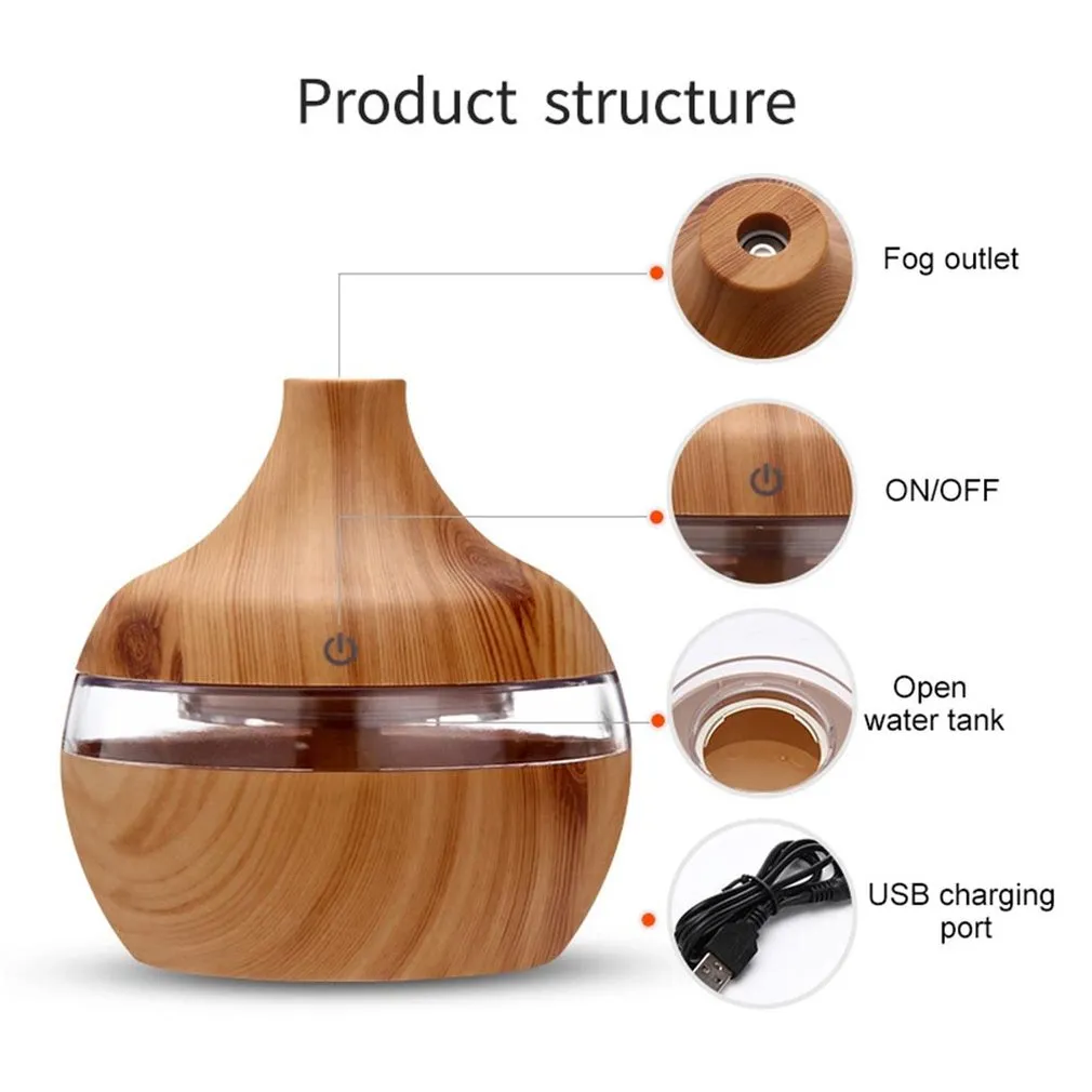 Aromatherapy Usb Humidifier - 300ml