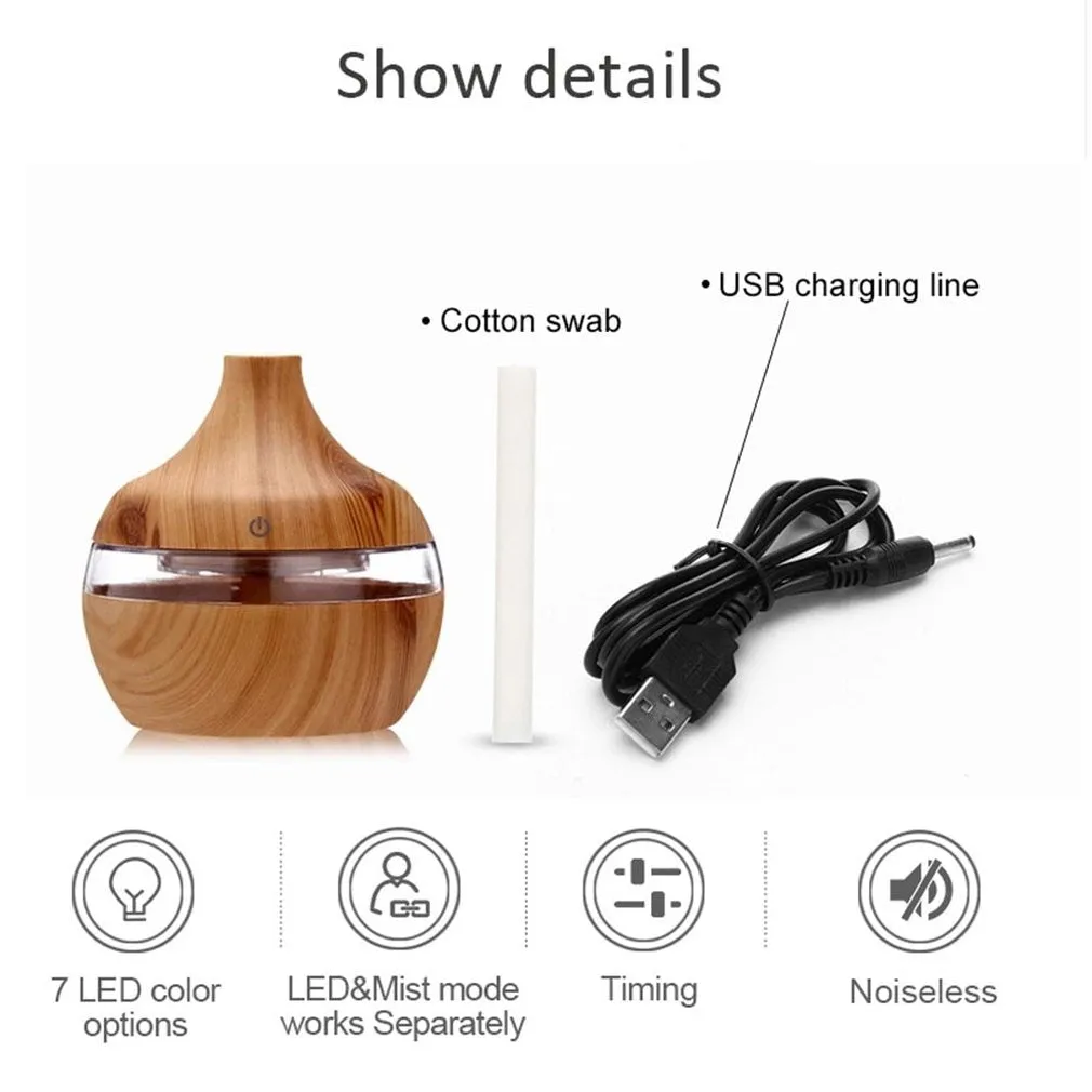 Aromatherapy Usb Humidifier - 300ml