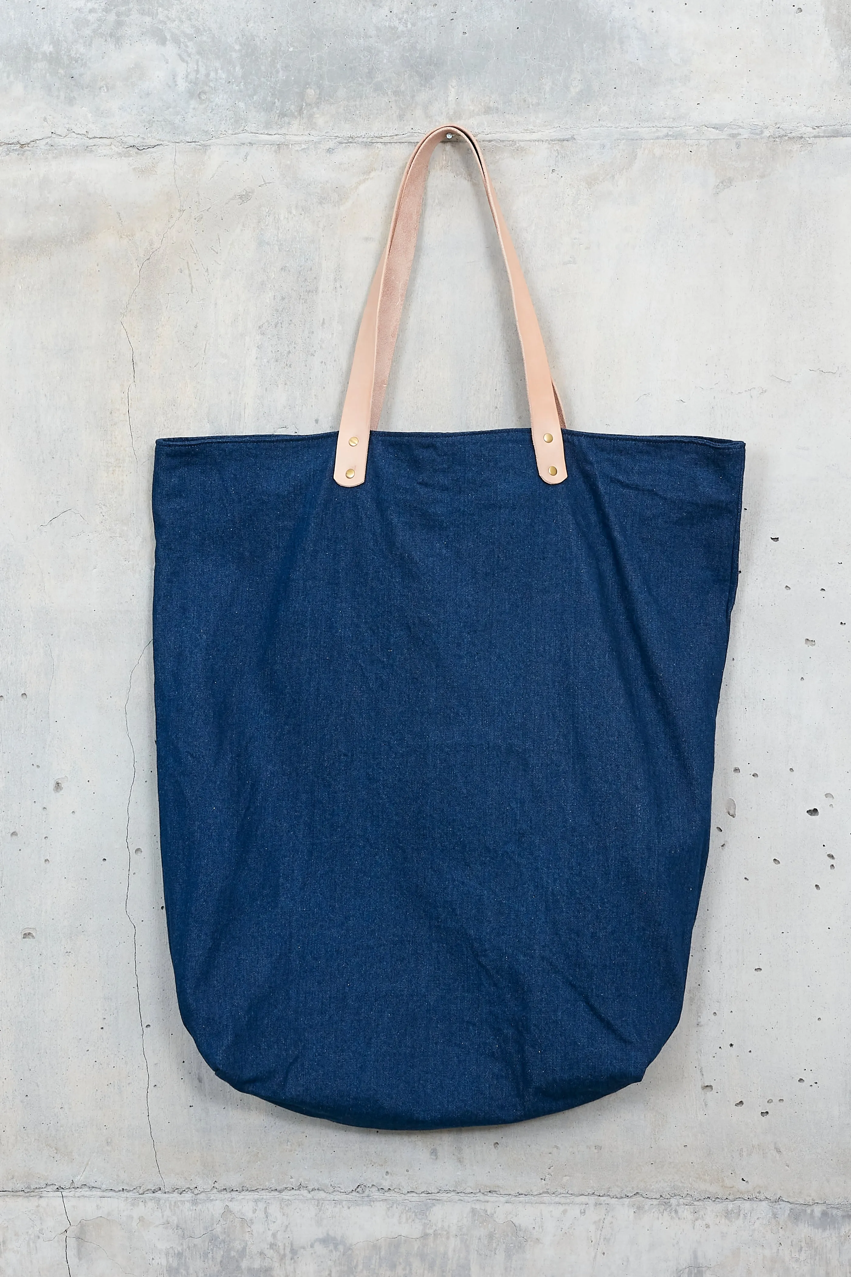 BESAR [ flow ] - bag oversized 100% cotton denim