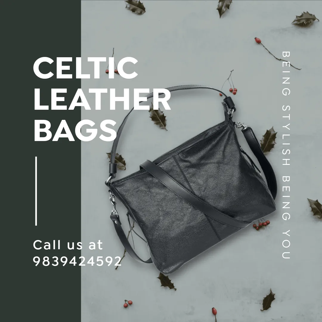 Celtic The Hobo Bag in Leather, Soft & Slouchy Silhouette, Timeless & Elevated Design. Art: BG-1535