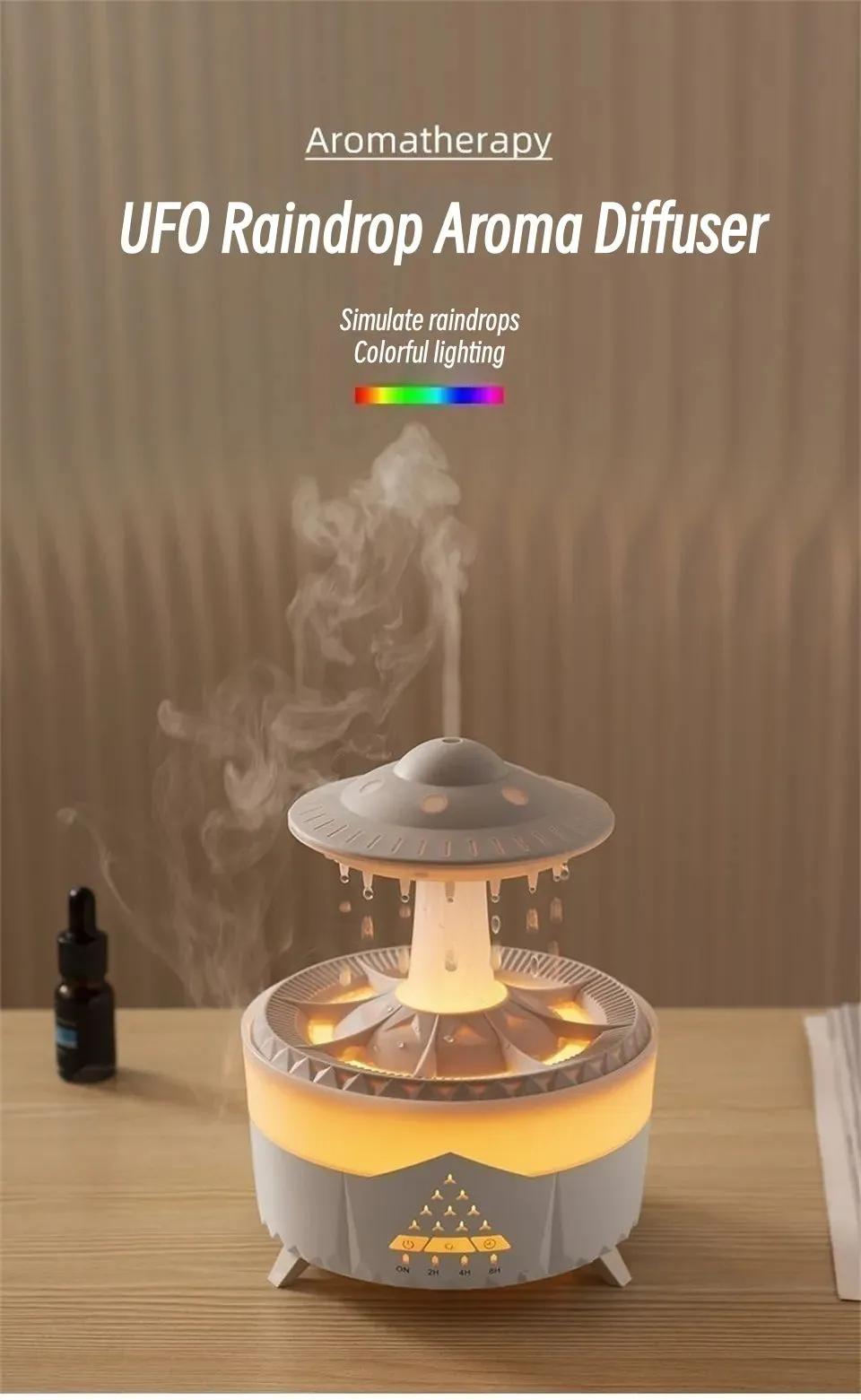 Cloud Surfing UFO Raindrop Humidifier