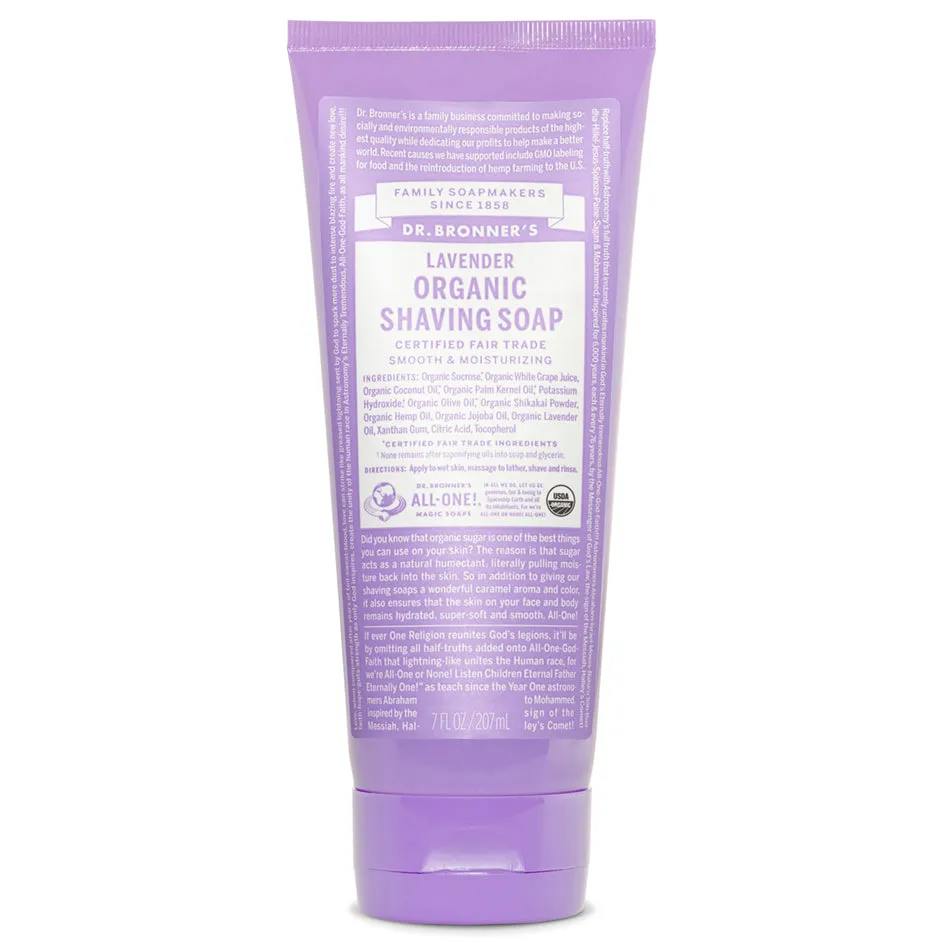 Dr. Bronner's Organic Shaving Soap - Lavender (207ml)