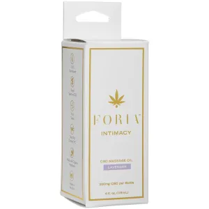 Foria Intimacy Lavender Massage Oil