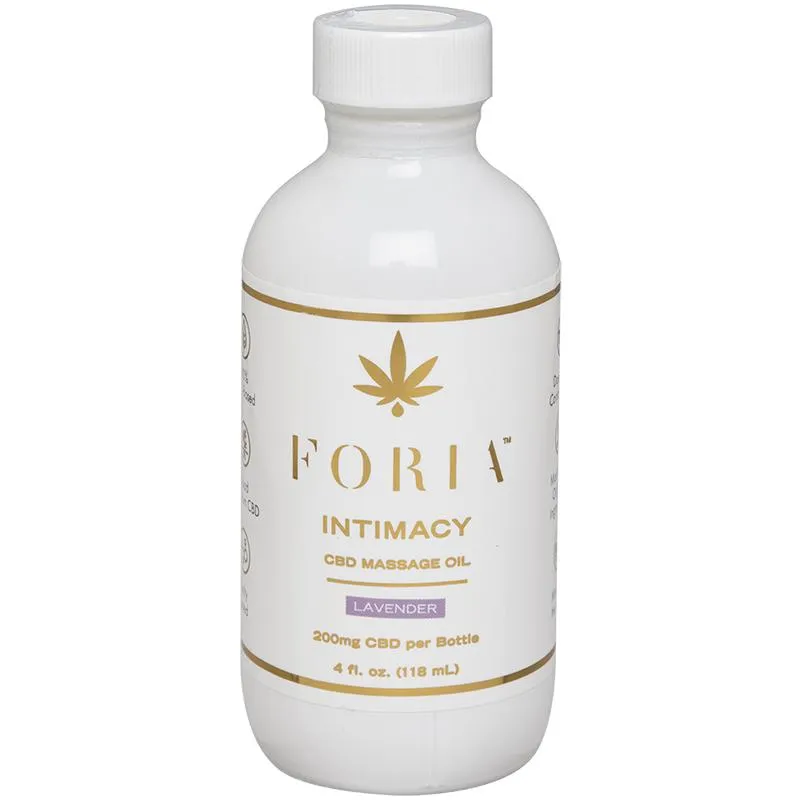 Foria Intimacy Lavender Massage Oil