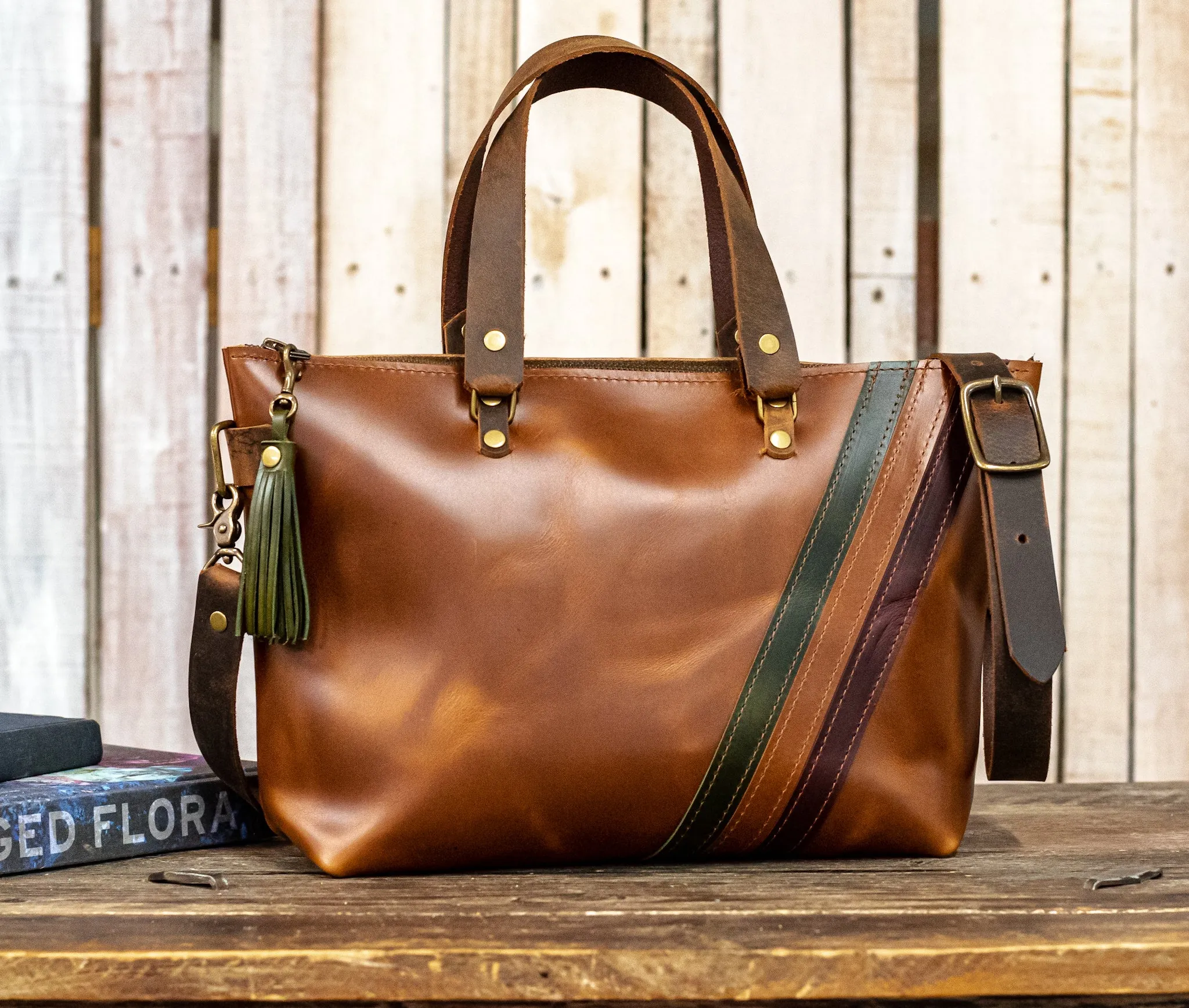 Handmade Leather Purse | Leather Tote Bag | The 70's Bowler Bag