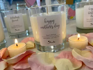 Happy Mothers Day Candle