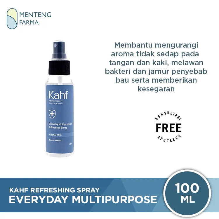 Kahf Everyday Multipurpose Refreshing Spray 100 mL - Mengurangi Bau Tidak Sedap Pada Tubuh