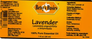 Lavender Oil, oz