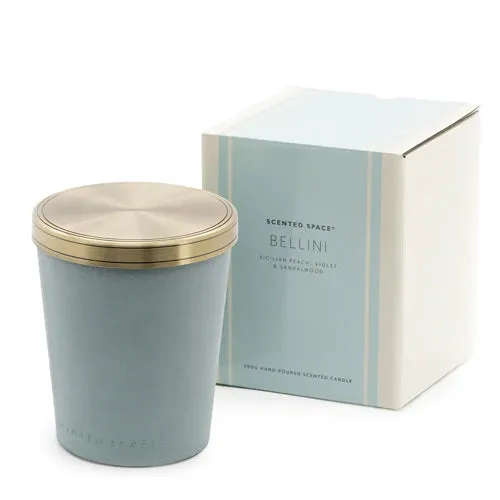 Leather Candle Bellini 900g by Scented Space