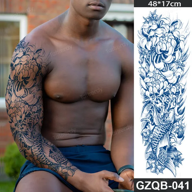 Long Lasting Full Arm Sleeve Tattoo Sticker