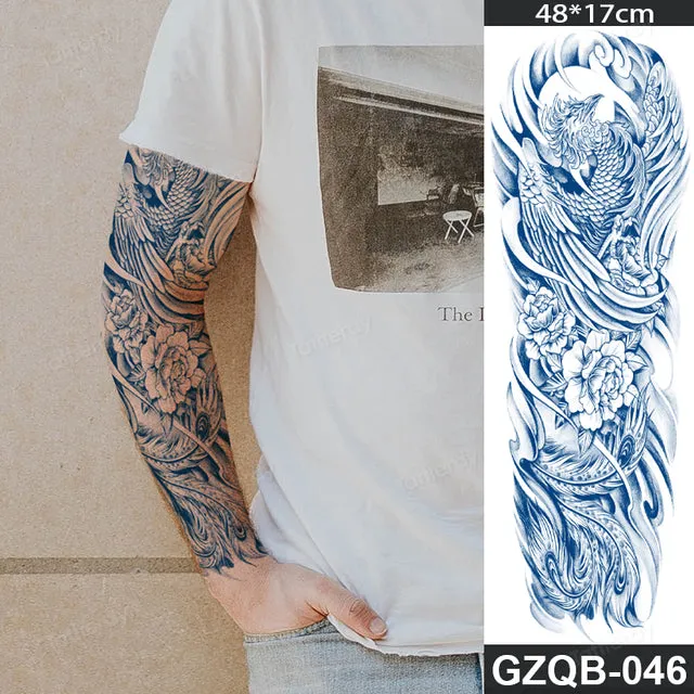 Long Lasting Full Arm Sleeve Tattoo Sticker