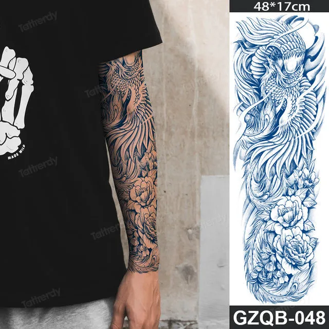 Long Lasting Full Arm Sleeve Tattoo Sticker