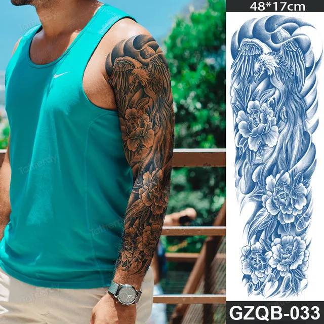 Long Lasting Full Arm Sleeve Tattoo Sticker