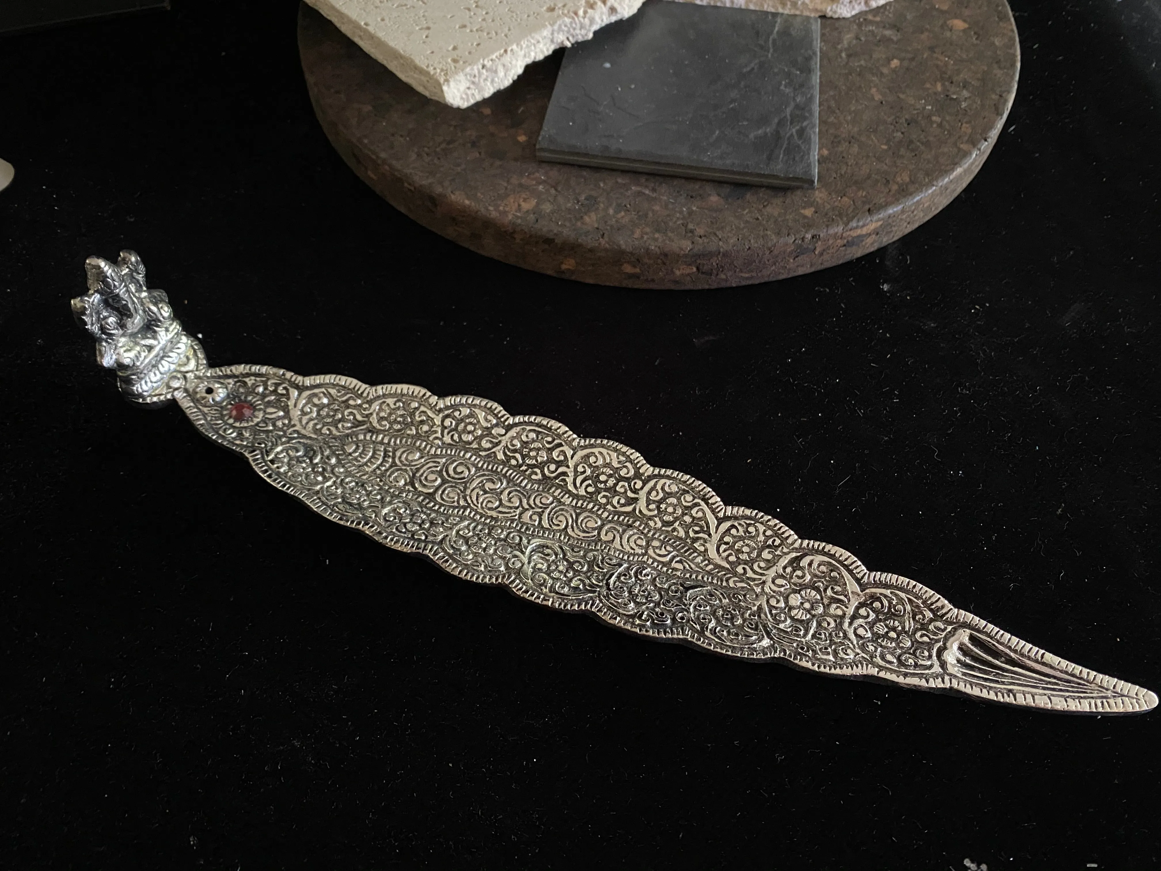 Metal Leaf Incense Ash Catcher