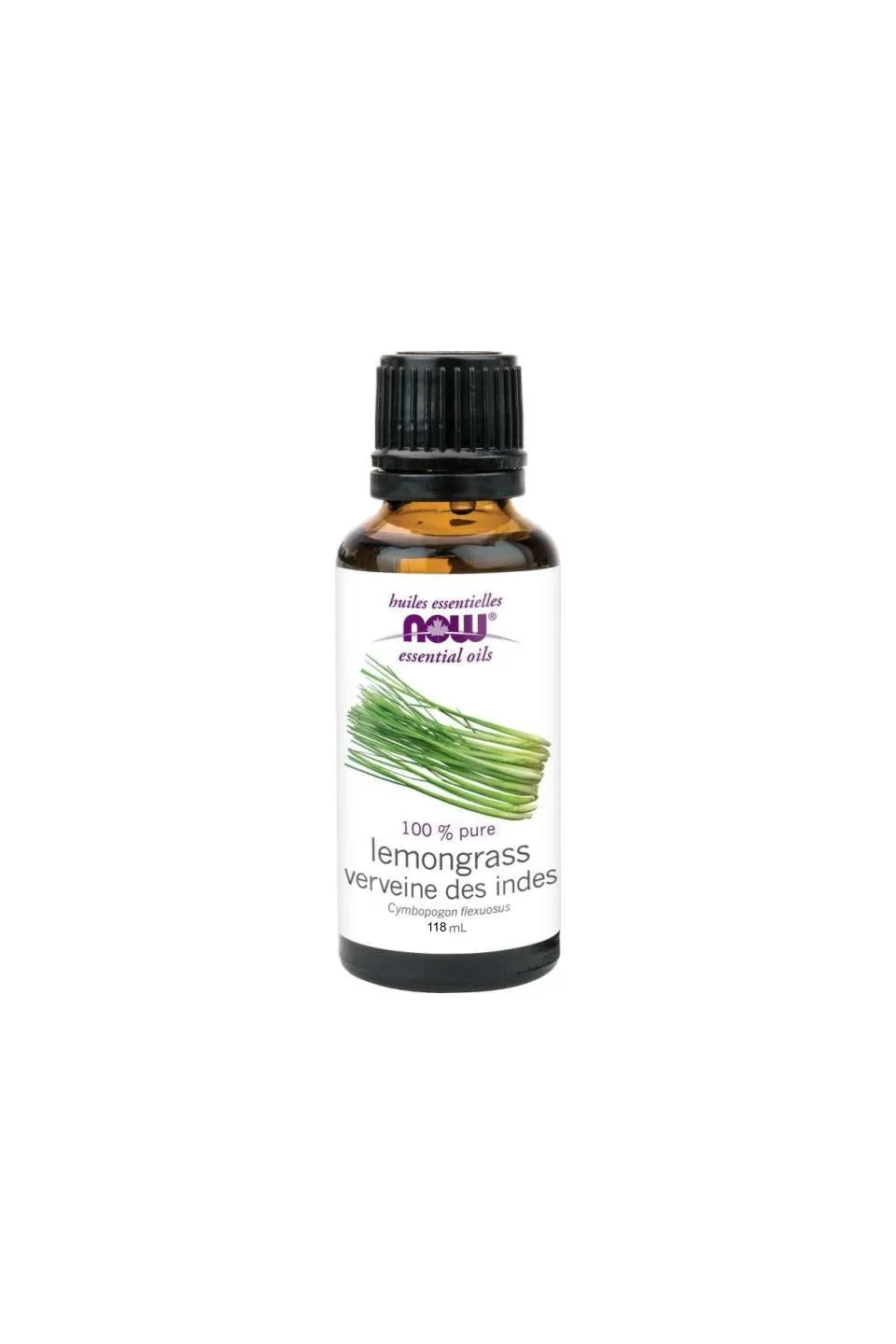 NOW 100% Pure Lemongrass Oil 118ml