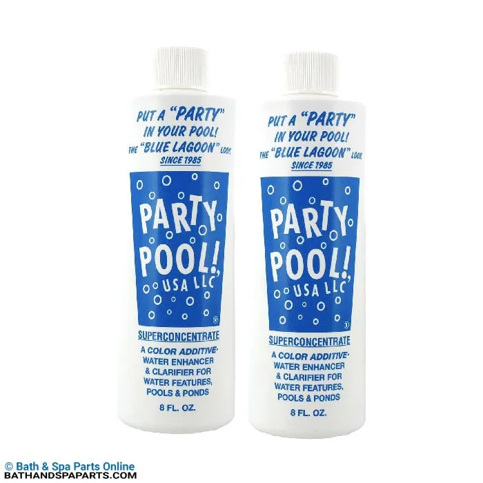 Party Pool 8oz Blue Lagoon Pool Color Additive [Qty-2]