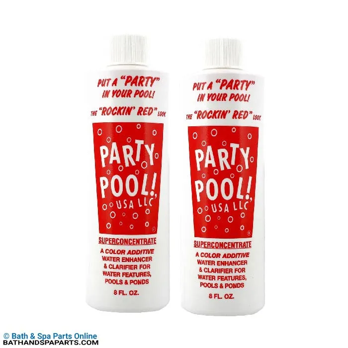 Party Pool 8oz Rocking Red Pool Color Additive [Qty-2]