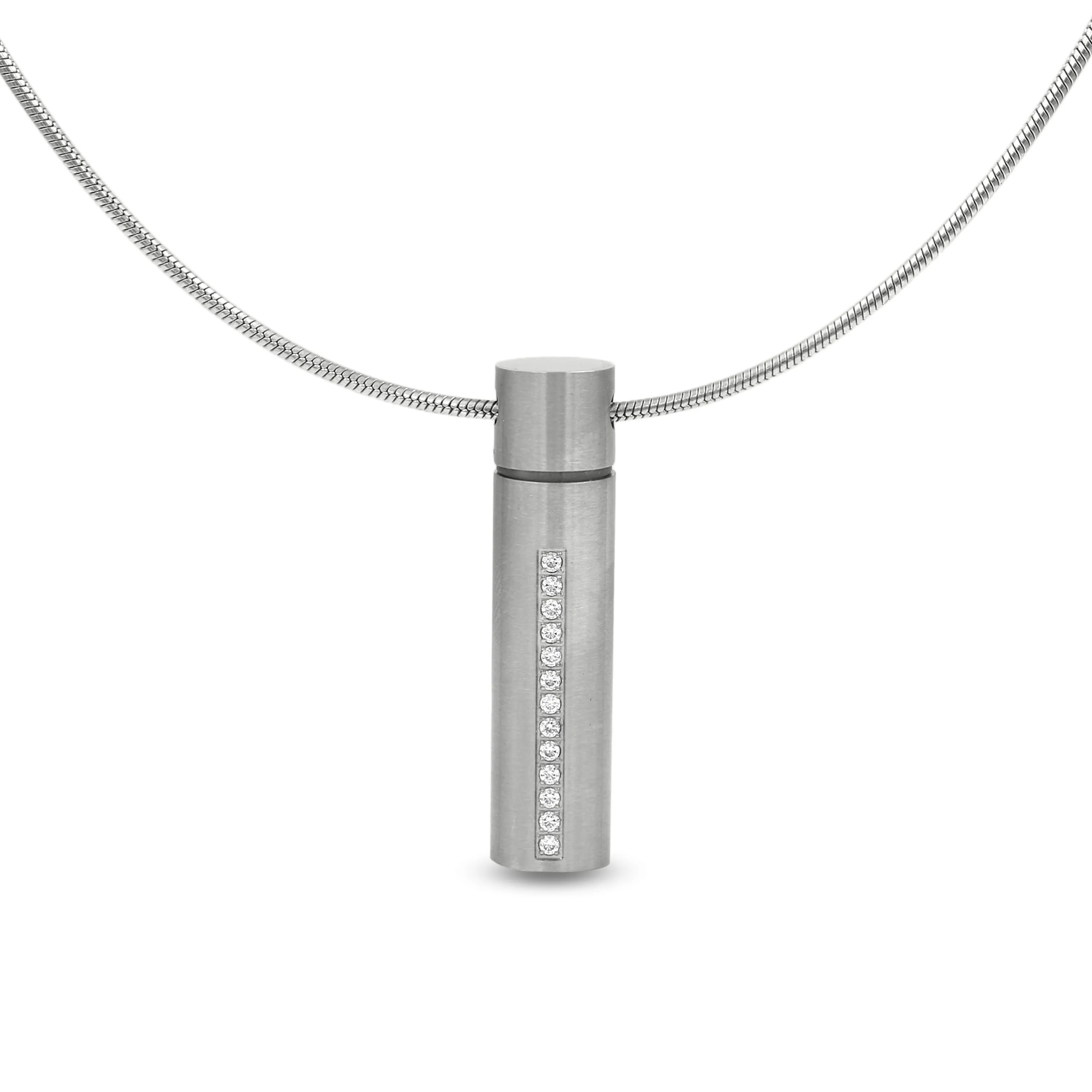 PT1004L B.Tiff Personalized Oil Diffuser Stainless Steel Pendant Necklace