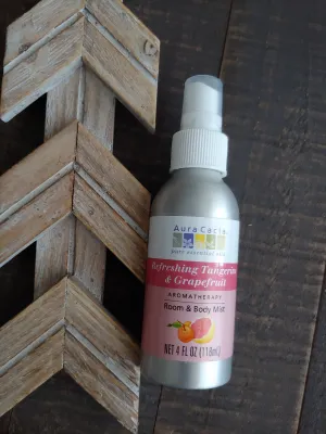 Tangerine   Grapefruit Aromatherapy Home and Body Mist ll Room Spray