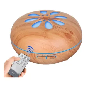 Ultrasonic Aroma Diffuser - Natural Wood