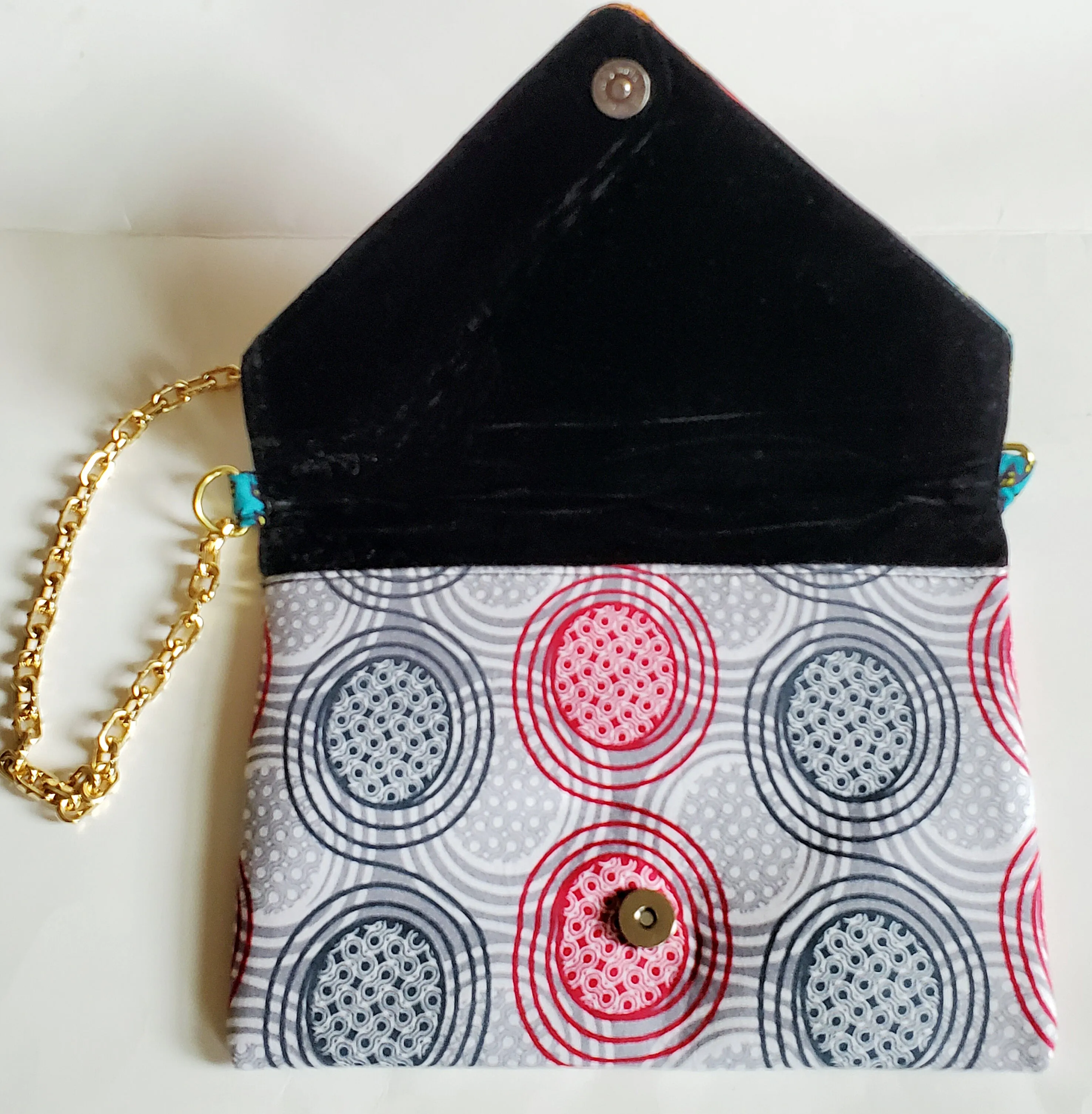 Vedazzling Ankara Badmos Multi Clutch Bag