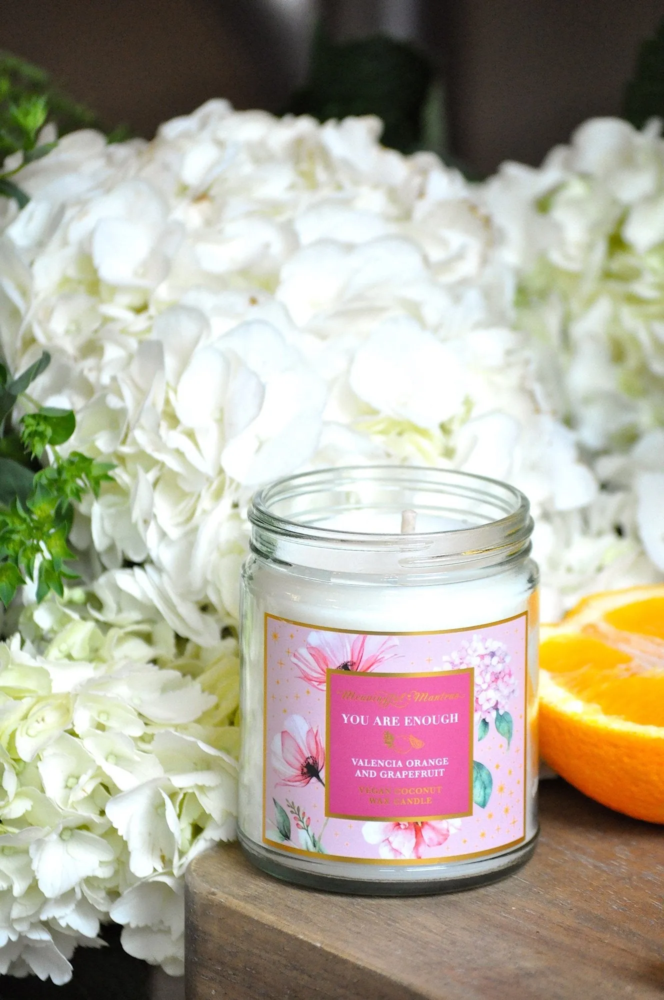 You Are Enough Valencia Orange & Grapefruit Candle