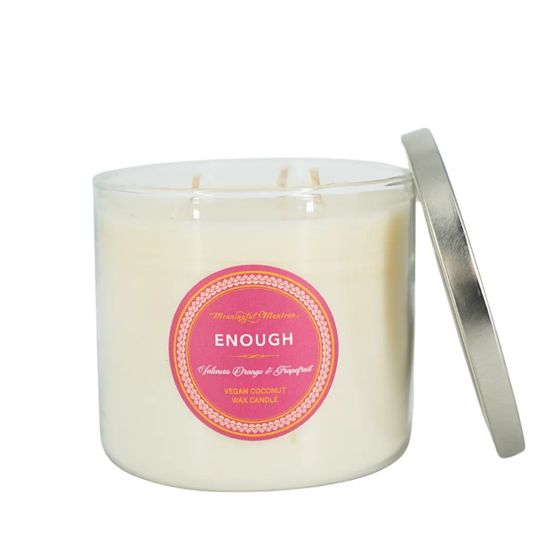 You Are Enough Valencia Orange & Grapefruit Candle